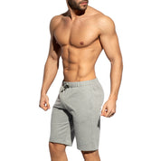 ES Collection Relief Sports Shorts Heather Grey SP293
