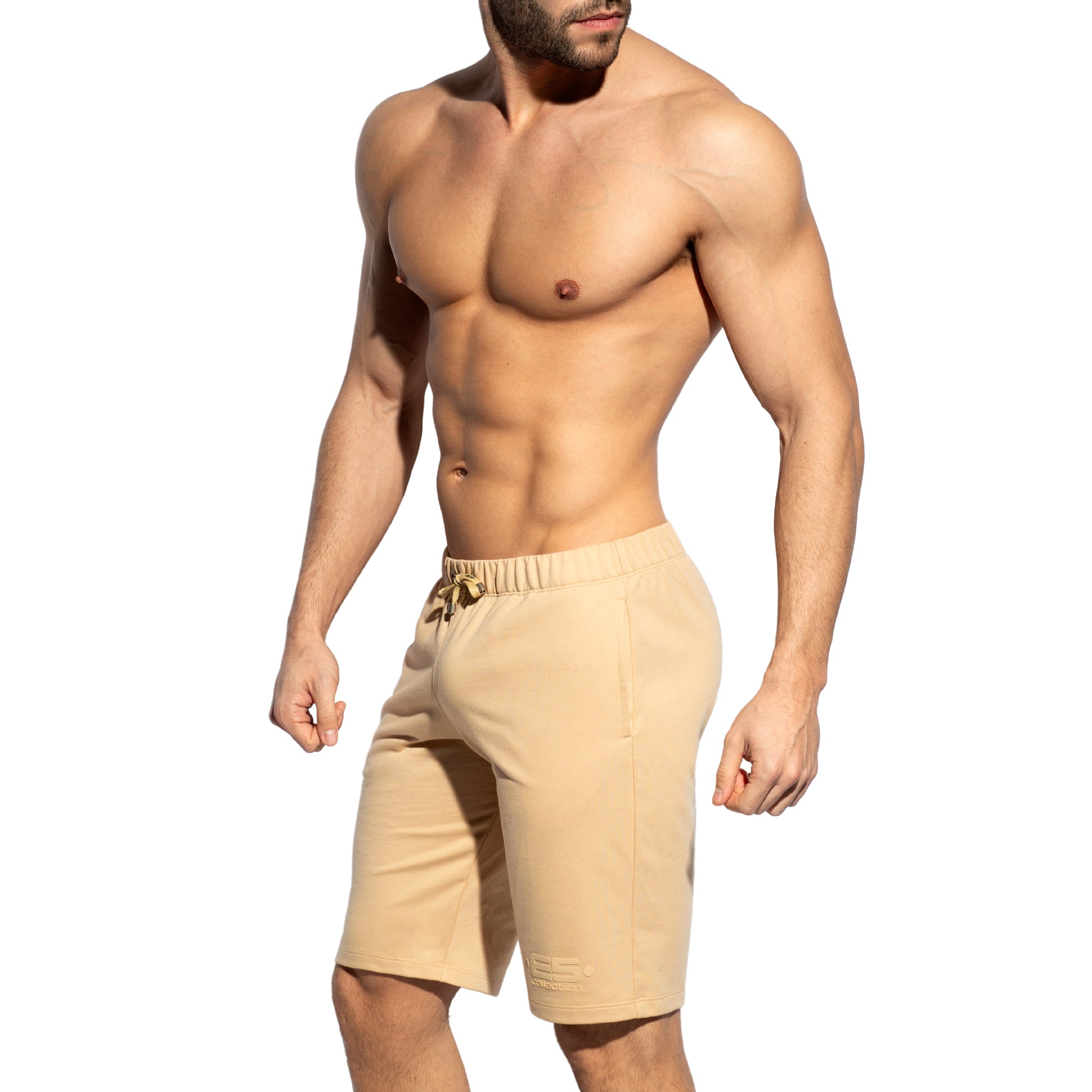 ES Collection Relief Sports Shorts Beige SP293