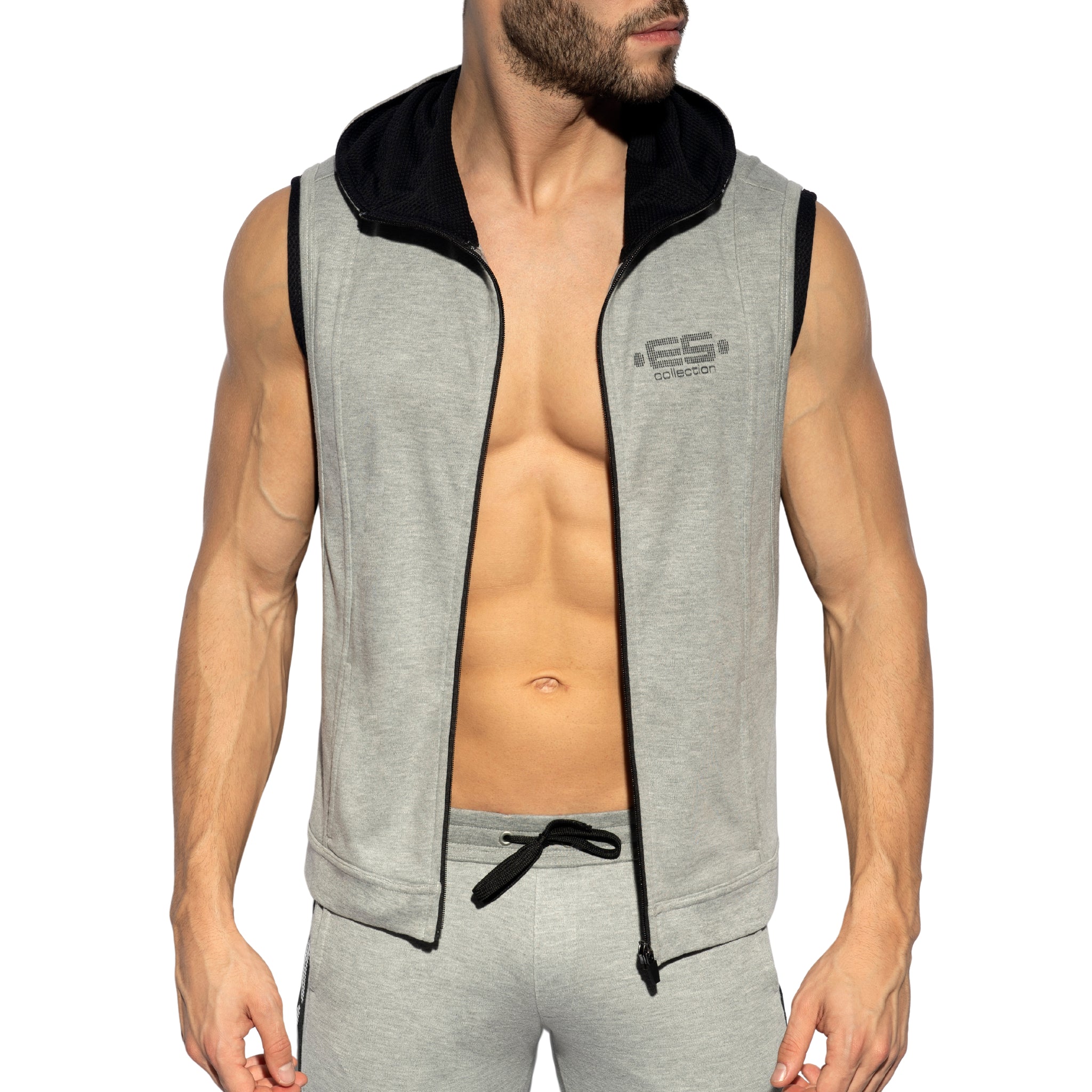 ES Collection First Class Athletic Hoodie Heather Grey SP295