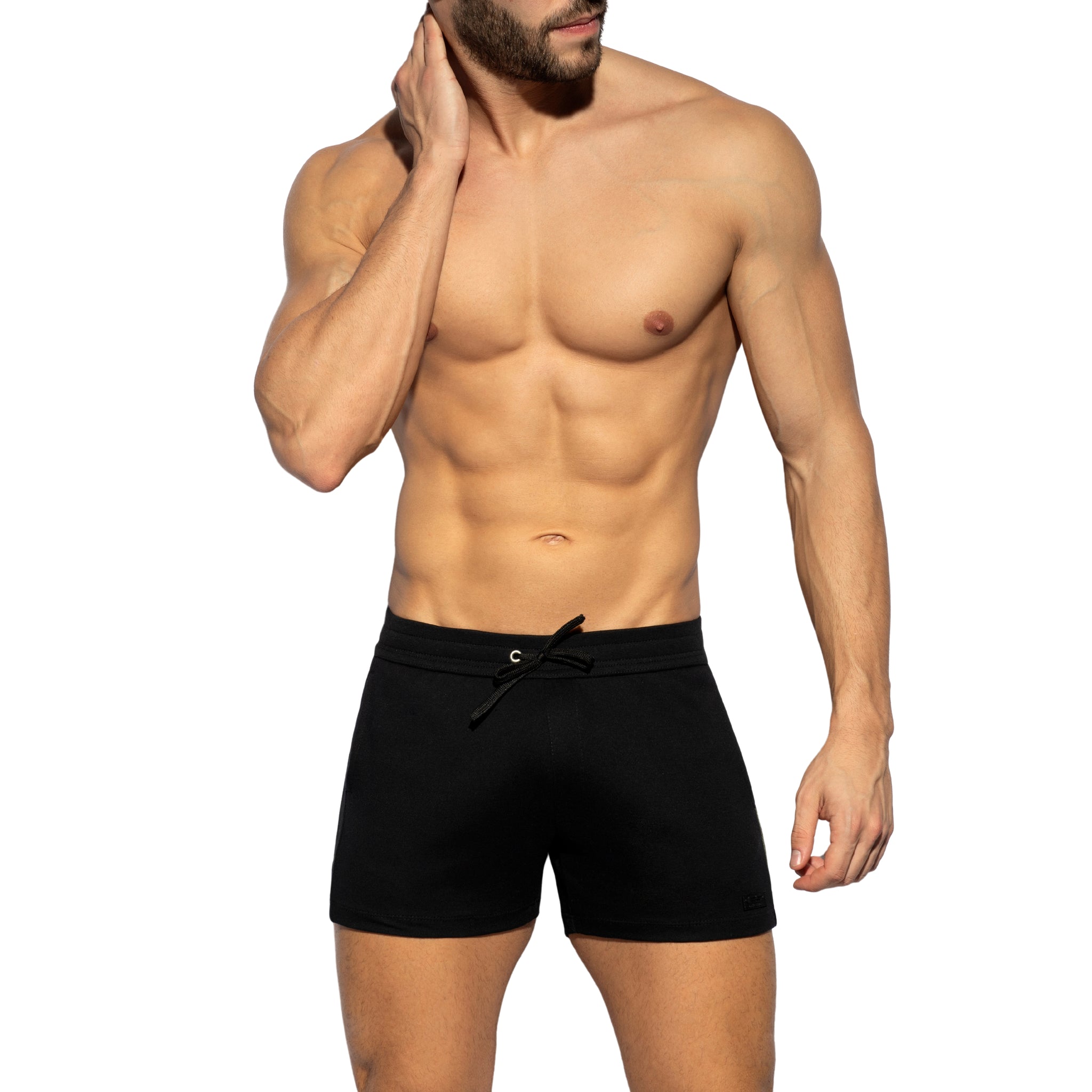 ES Collection First Class Athletic Shorts Black SP298