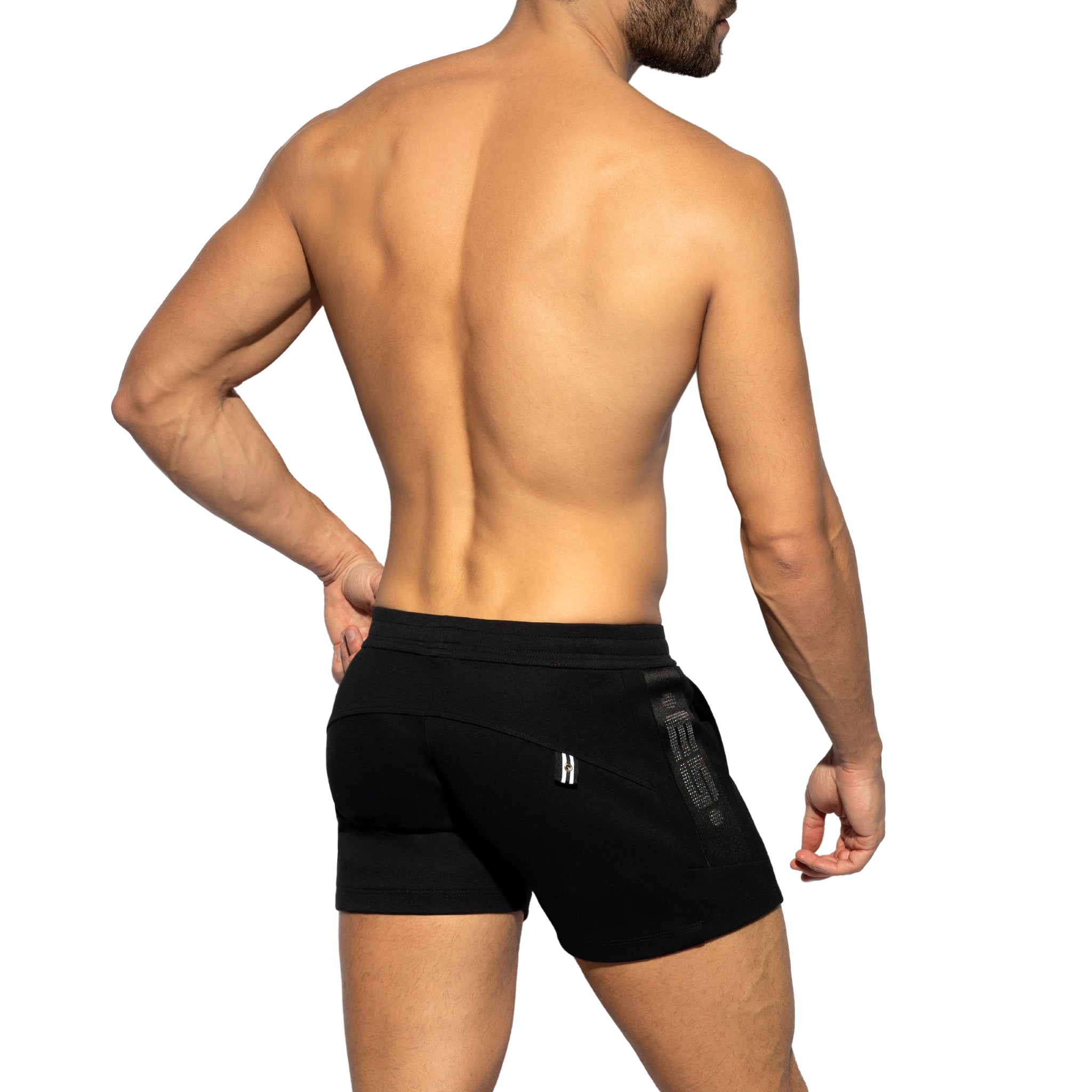 ES Collection First Class Athletic Shorts Black SP298