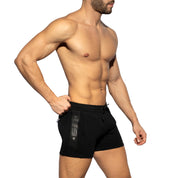 ES Collection First Class Athletic Shorts Black SP298