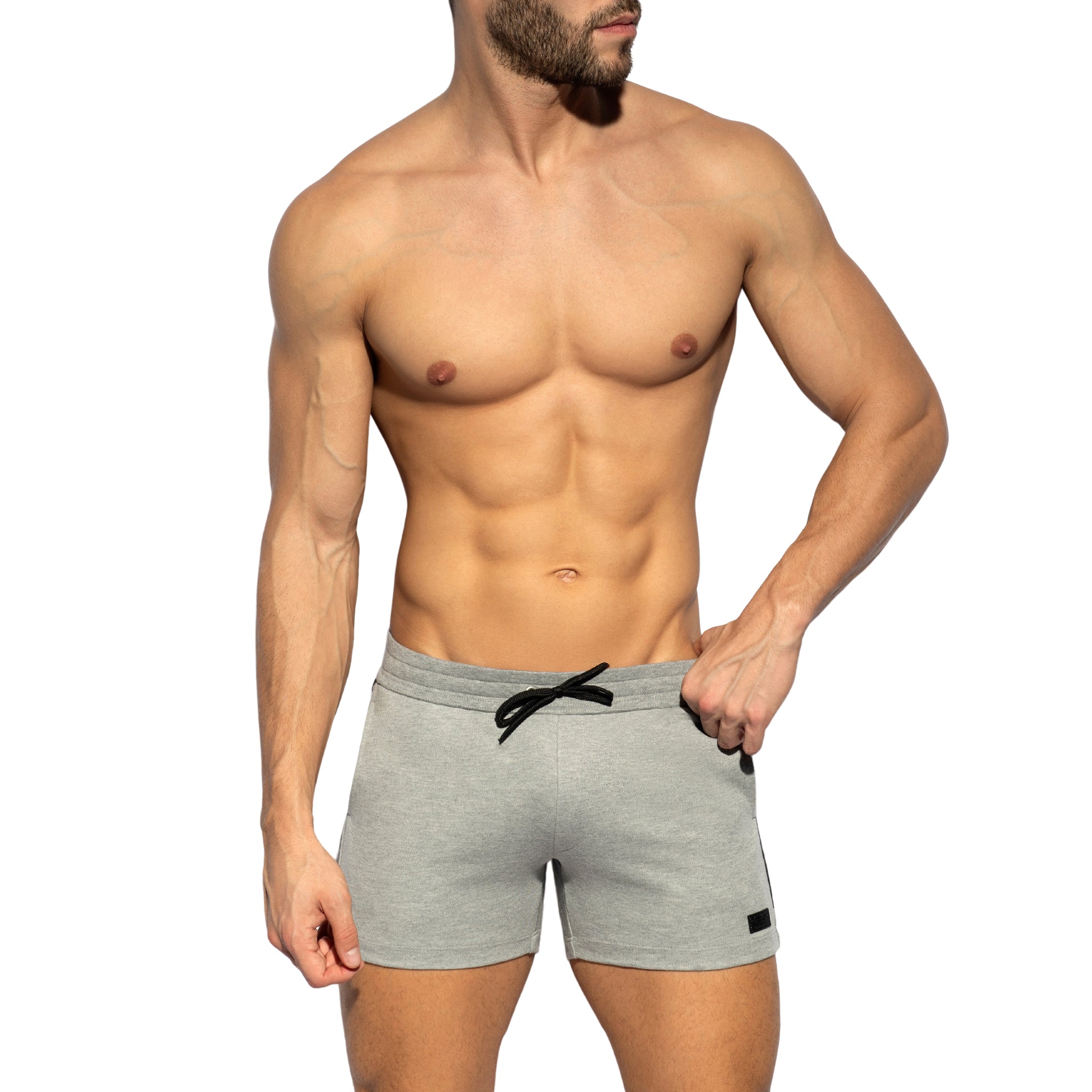 ES Collection First Class Athletic Shorts Heather Grey SP298
