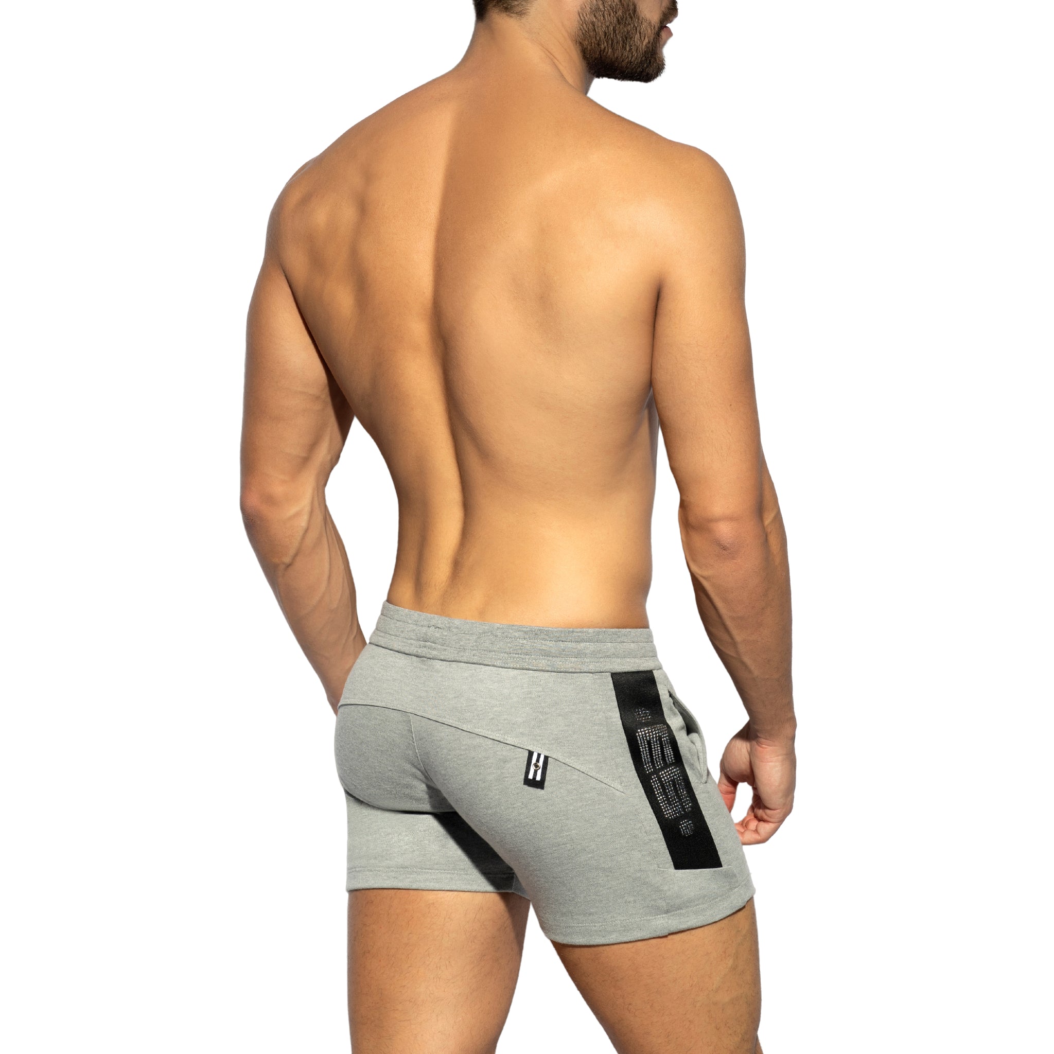 ES Collection First Class Athletic Shorts Heather Grey SP298