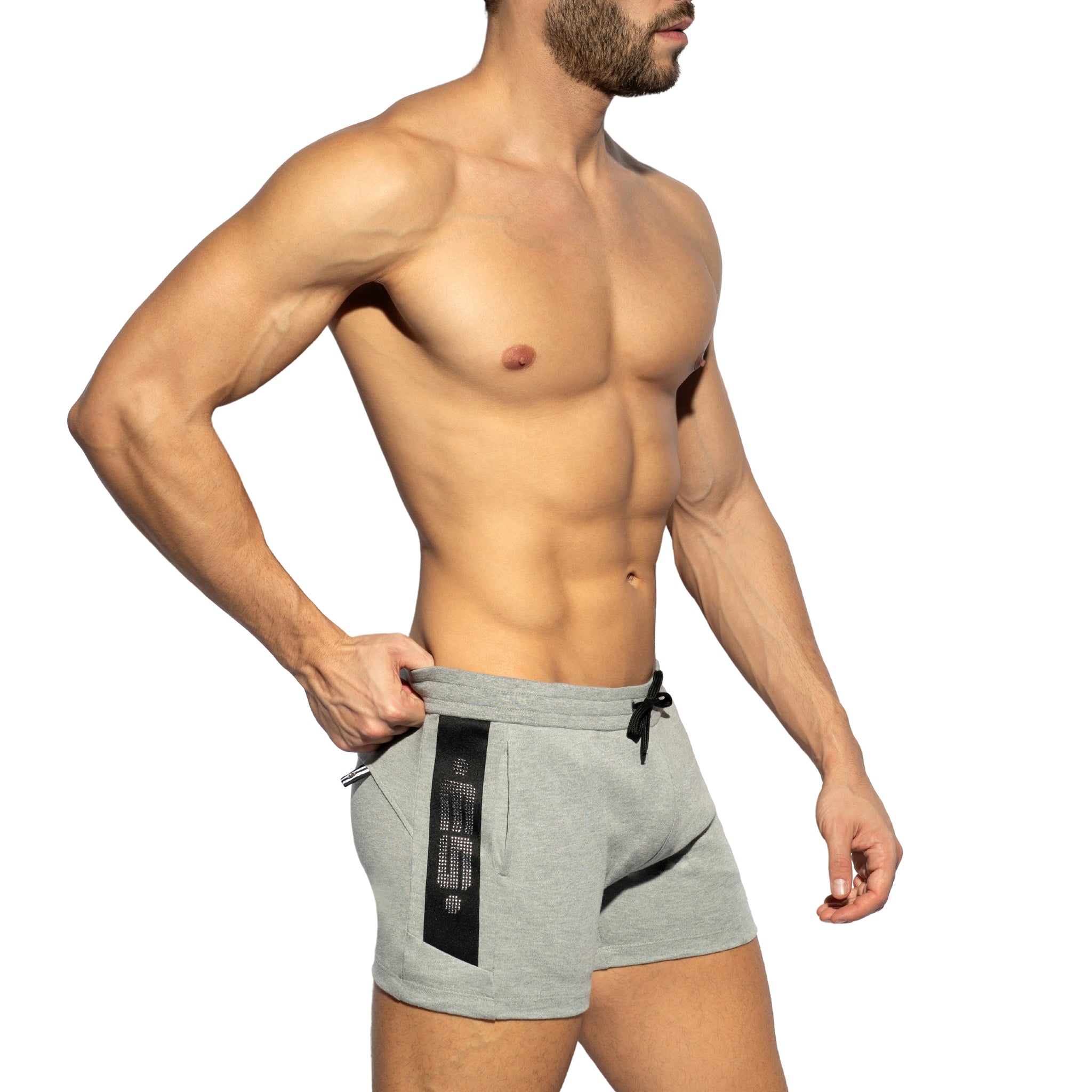 ES Collection First Class Athletic Shorts Heather Grey SP298