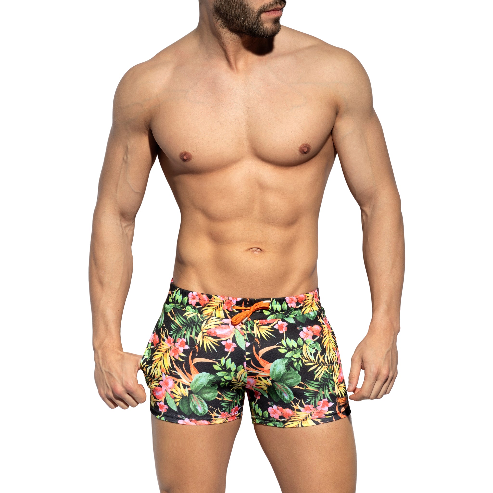 ES Collection Hawaiian Sports Shorts Black SP300