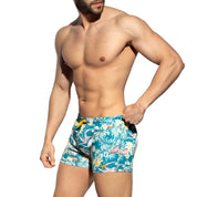 ES Collection Hawaiian Sports Shorts Cobalt SP300