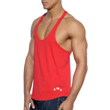 ES Collection Fitness Plain Tank Top Red TS160