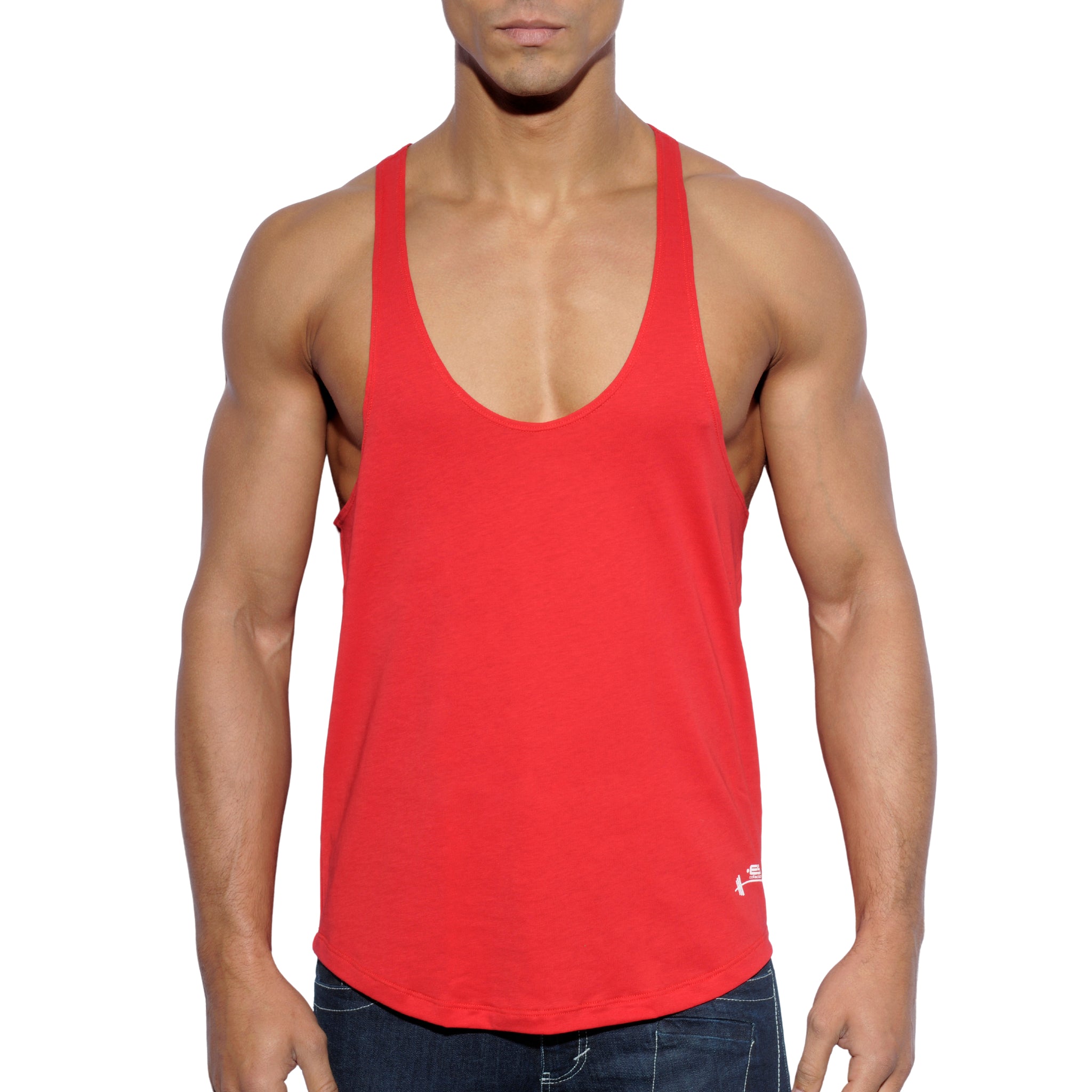 ES Collection Fitness Plain Tank Top Red TS160