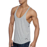 ES Collection Fitness Plain Tank Top Heather Grey TS160