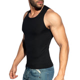 ES Collection Recycled Rib Sports Tank Top Black TS313