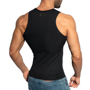 ES Collection Recycled Rib Sports Tank Top Black TS313