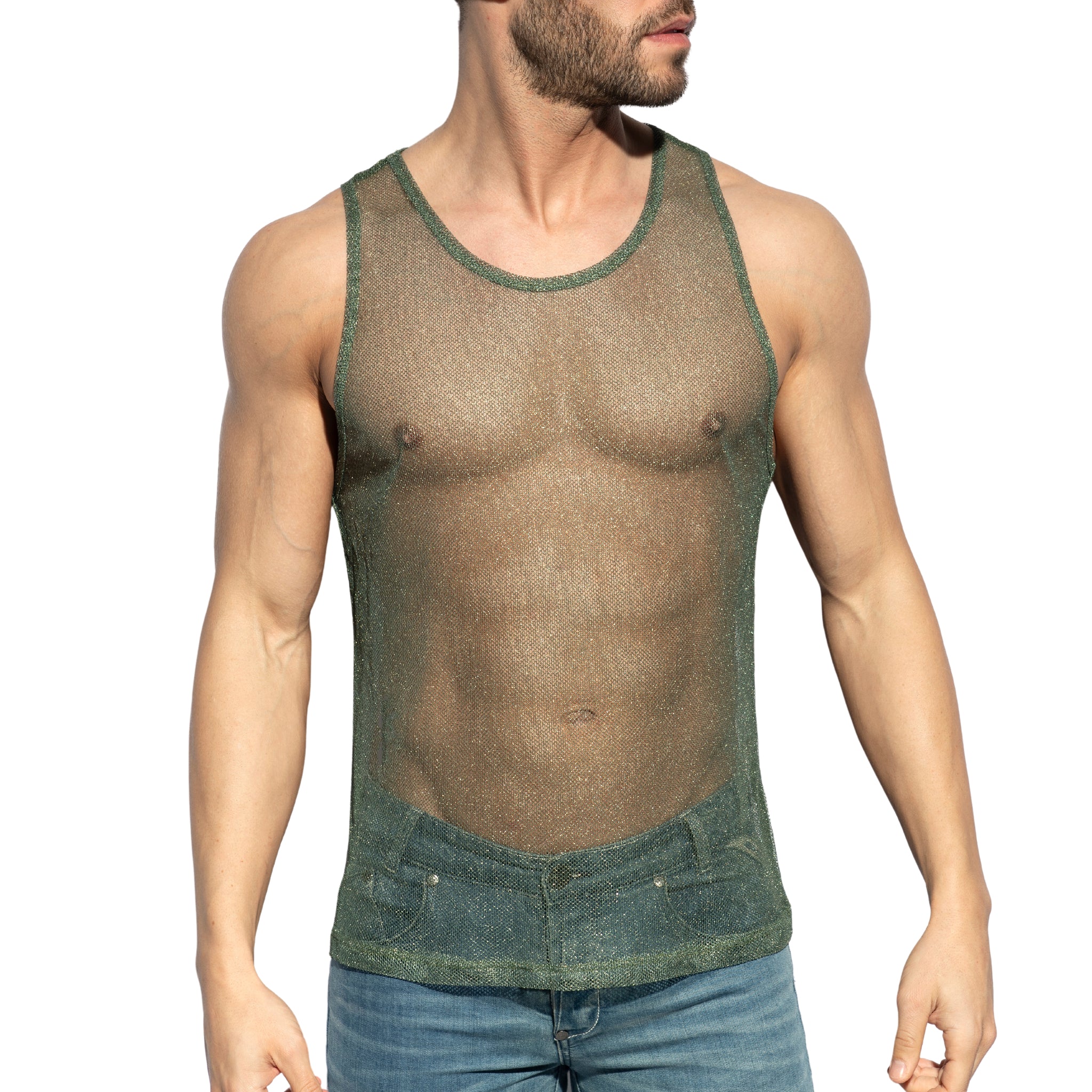 ES Collection Maldives Tank Top Khaki TS327