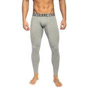 ES Collection Basic Cotton Long John Heather Grey UN411