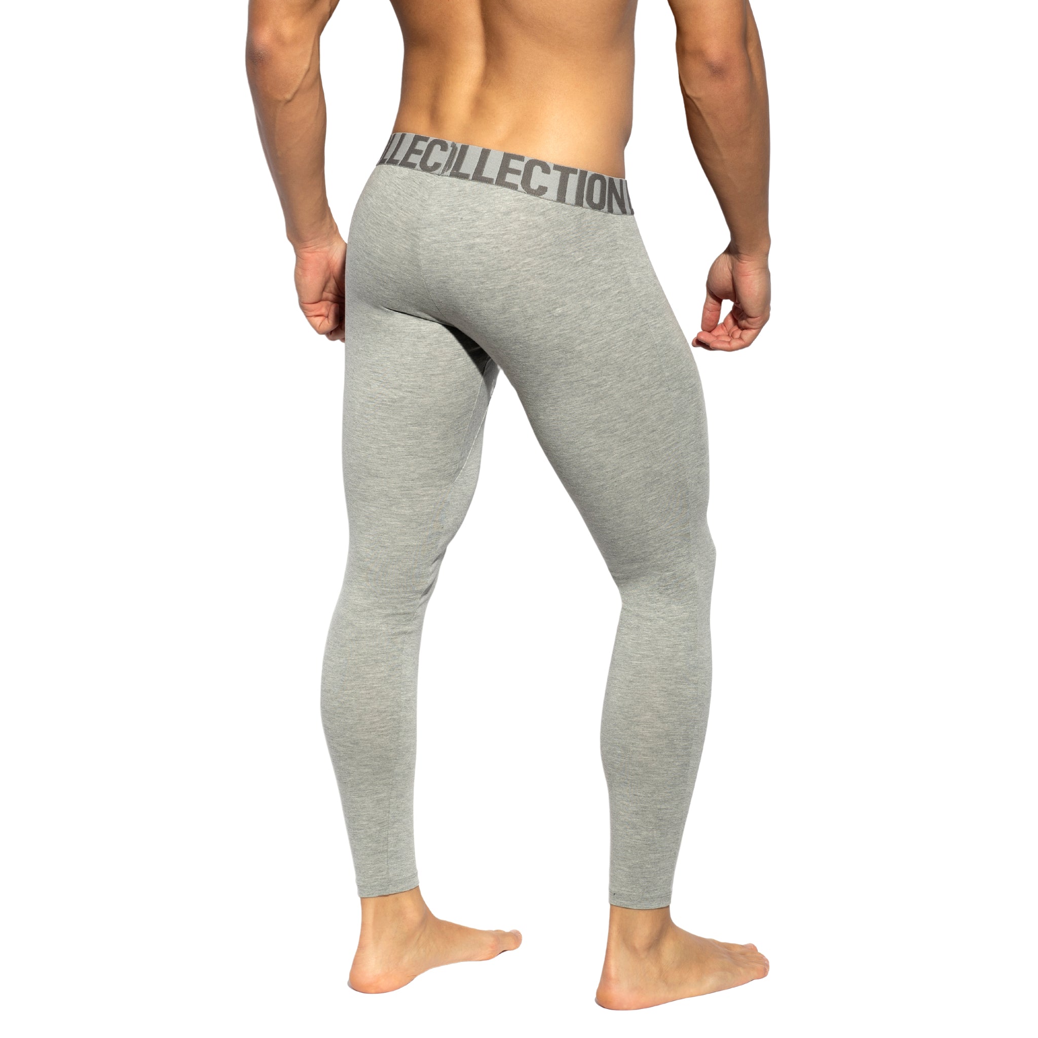 ES Collection Basic Cotton Long John Heather Grey UN411