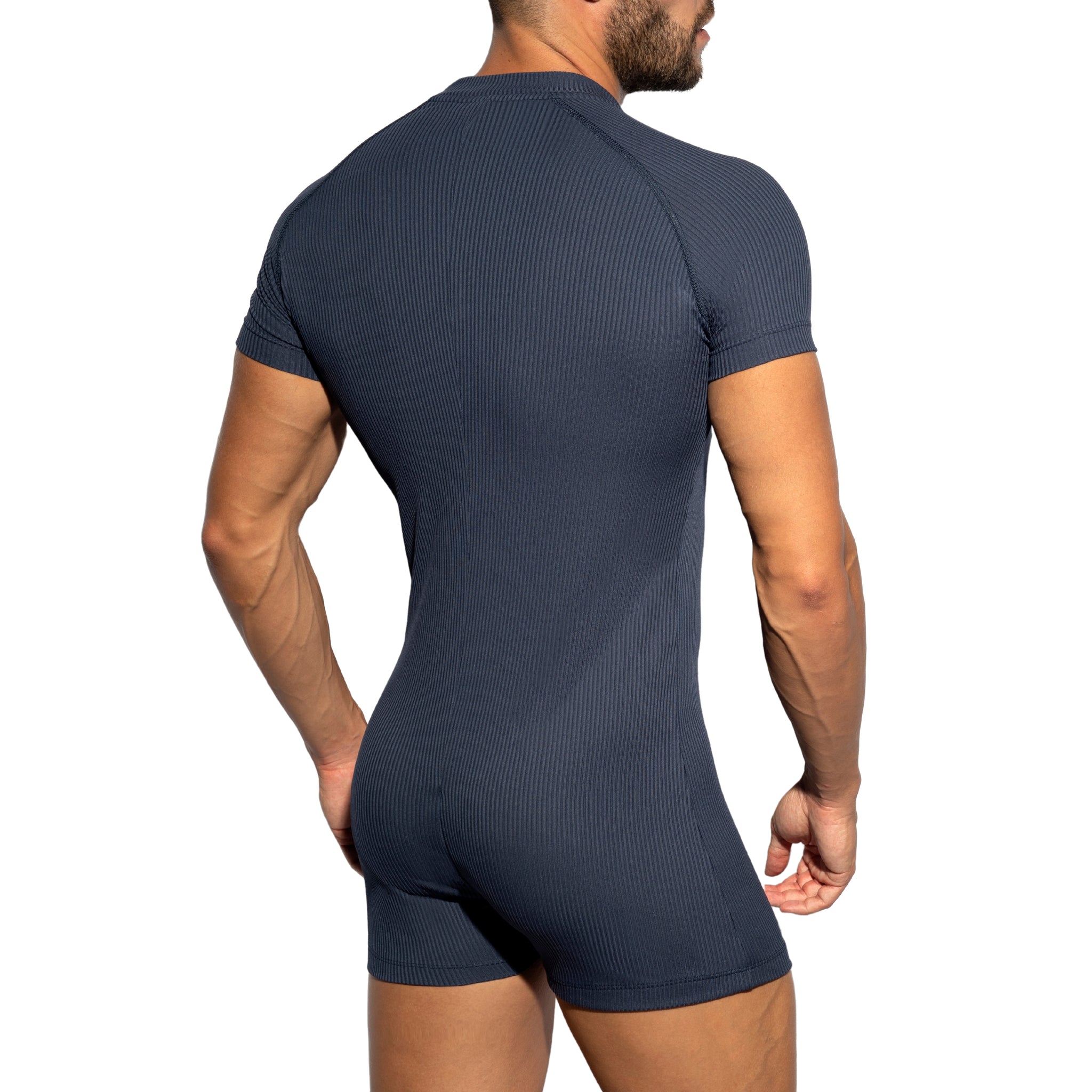 ES Collection Recycled Rib Union Suit Navy UN553