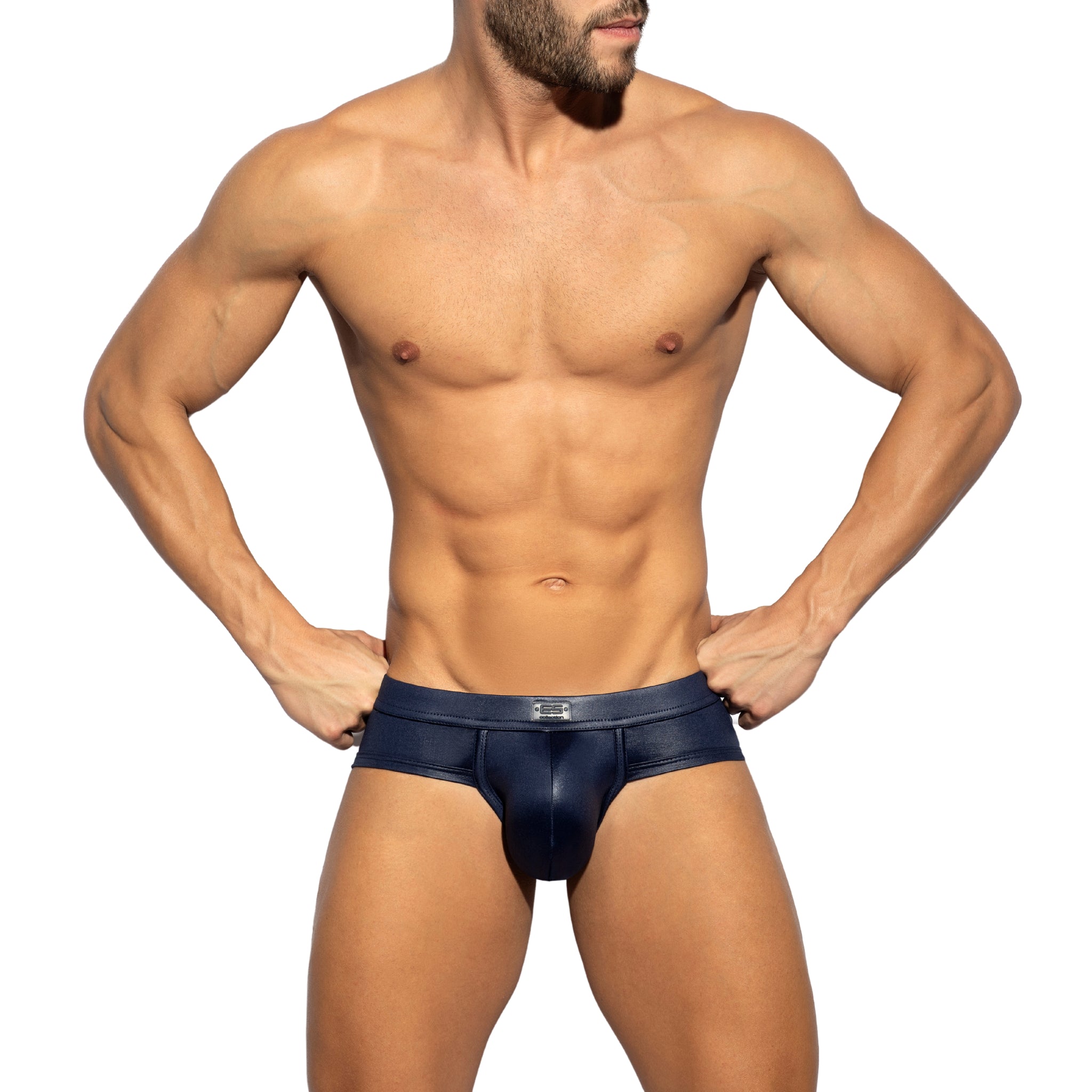 ES Collection Eco Shiny Brief Navy UN562