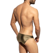 ES Collection Art Deco Metallic Brief Gold UN597