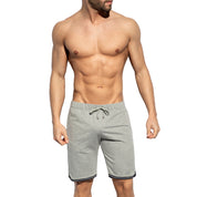 ES Collection Whisper Stripes Shorts Heather Grey SP322