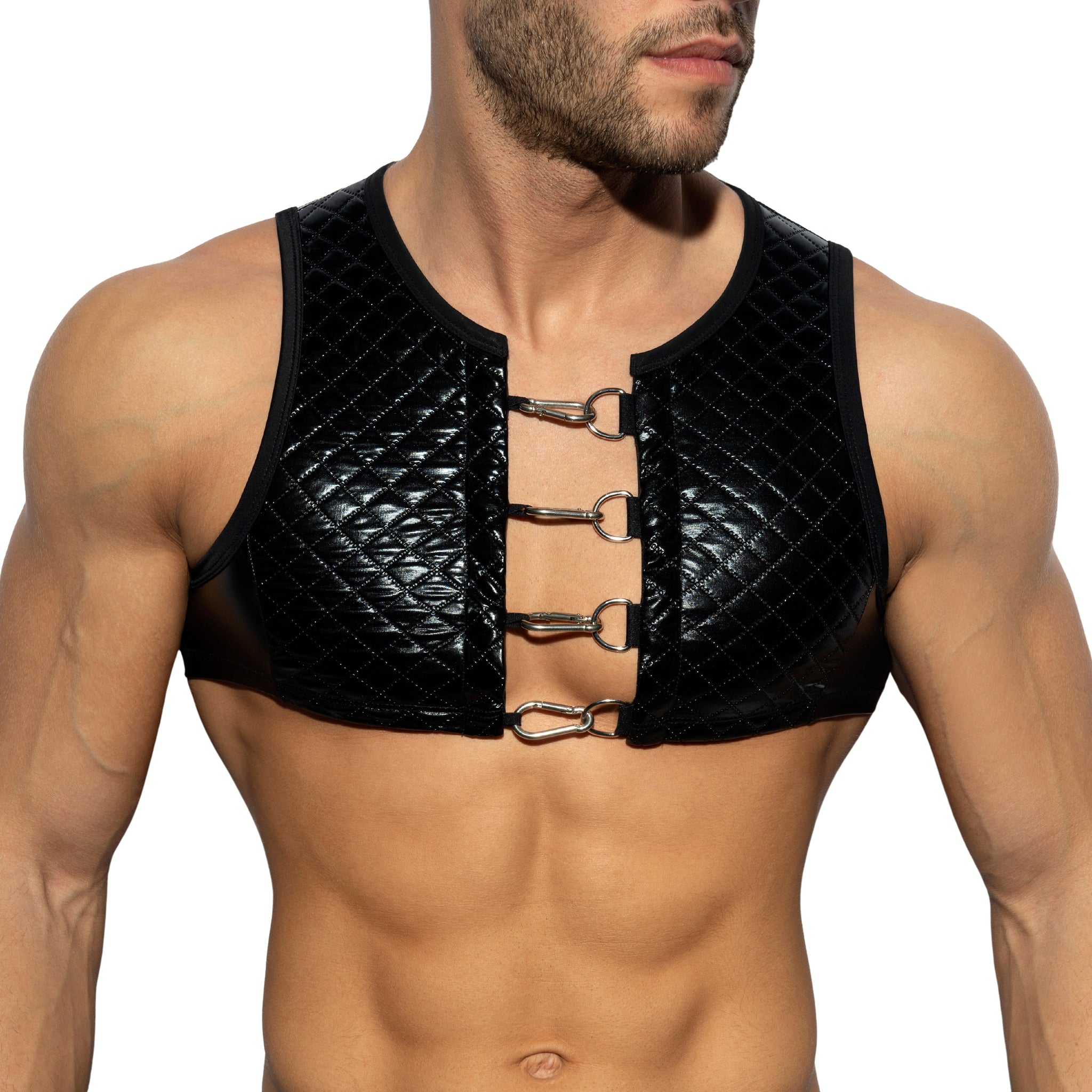 ES Collection Dystopia Crop Top Black ESJ061