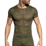 ES Collection Spider T-Shirt Khaki TS328