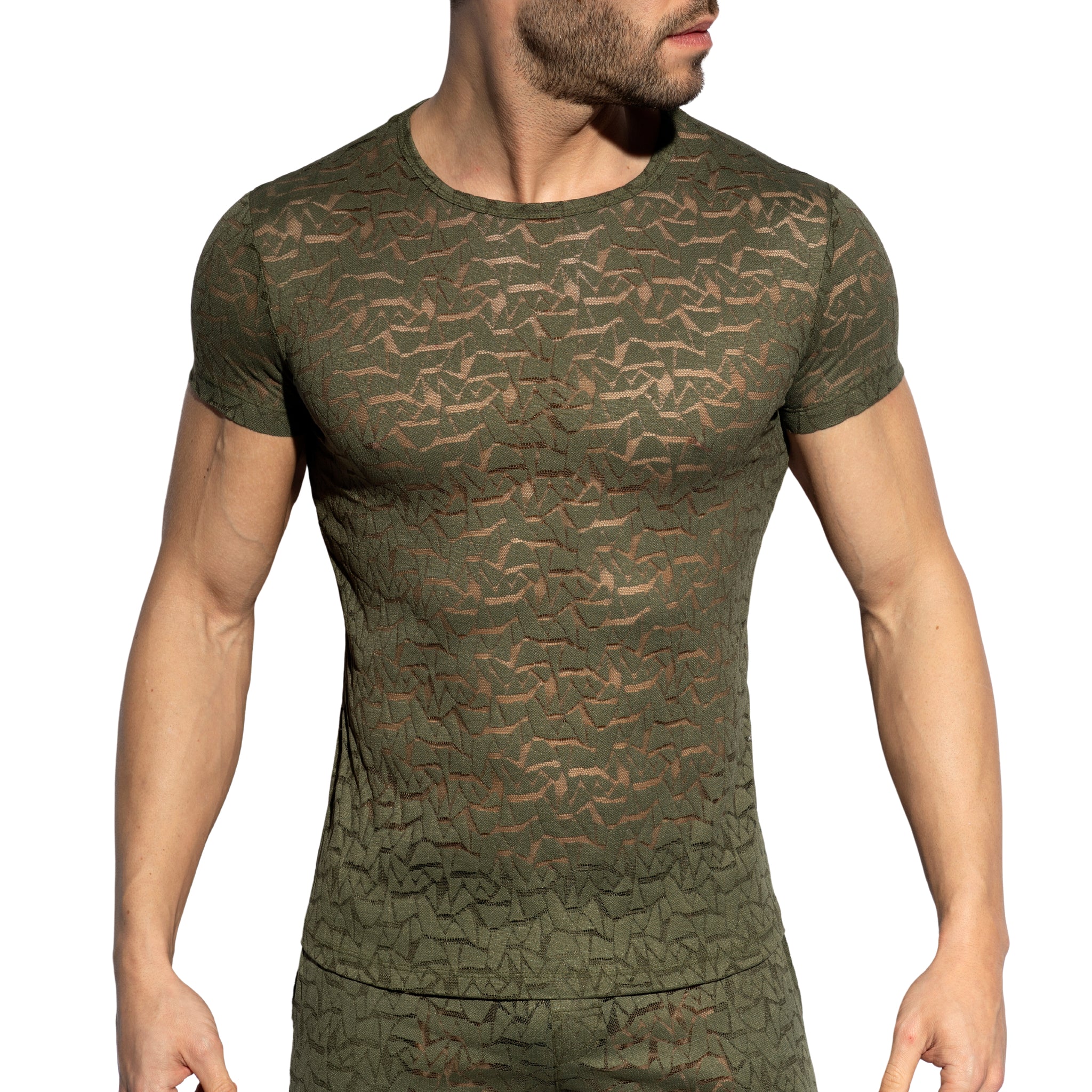 ES Collection Spider T-Shirt Khaki TS328