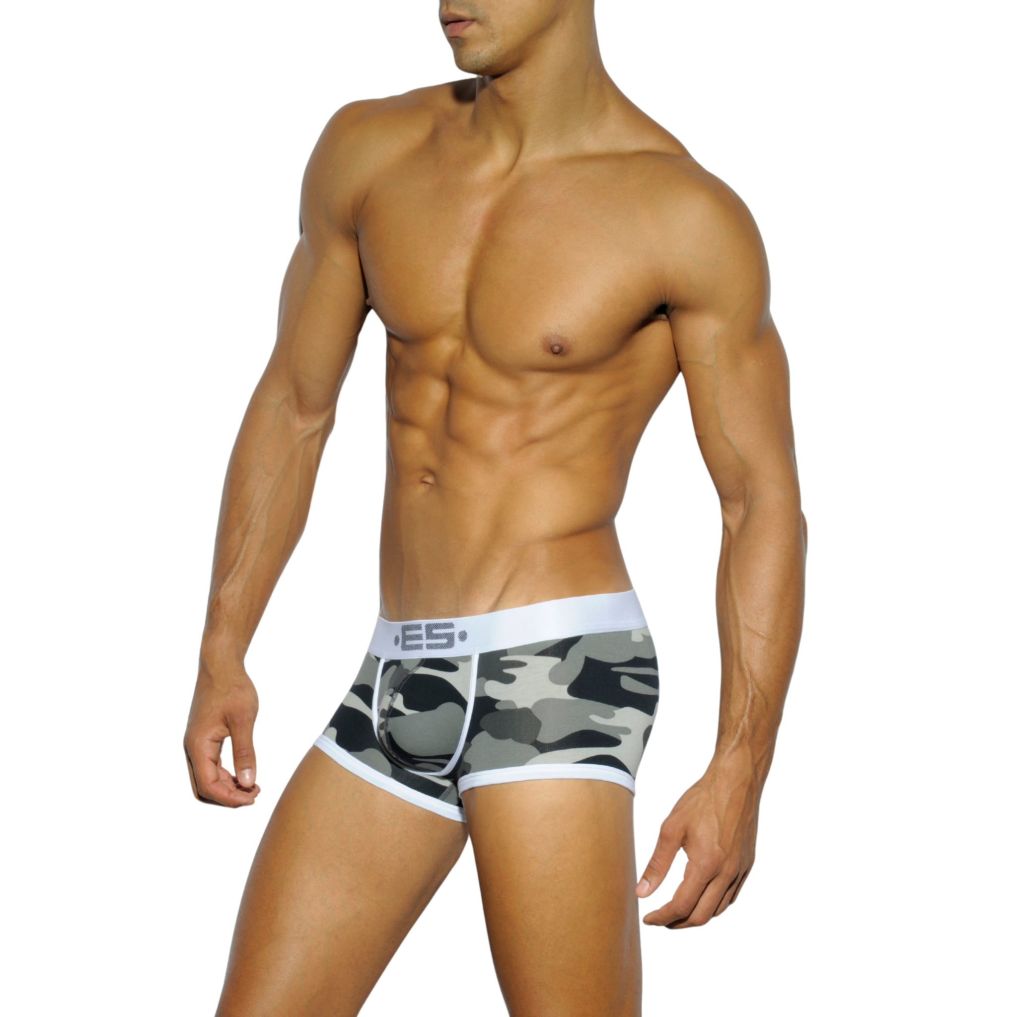 ES Collection Camouflage Basic Mini Boxer Grey Camouflage UN197