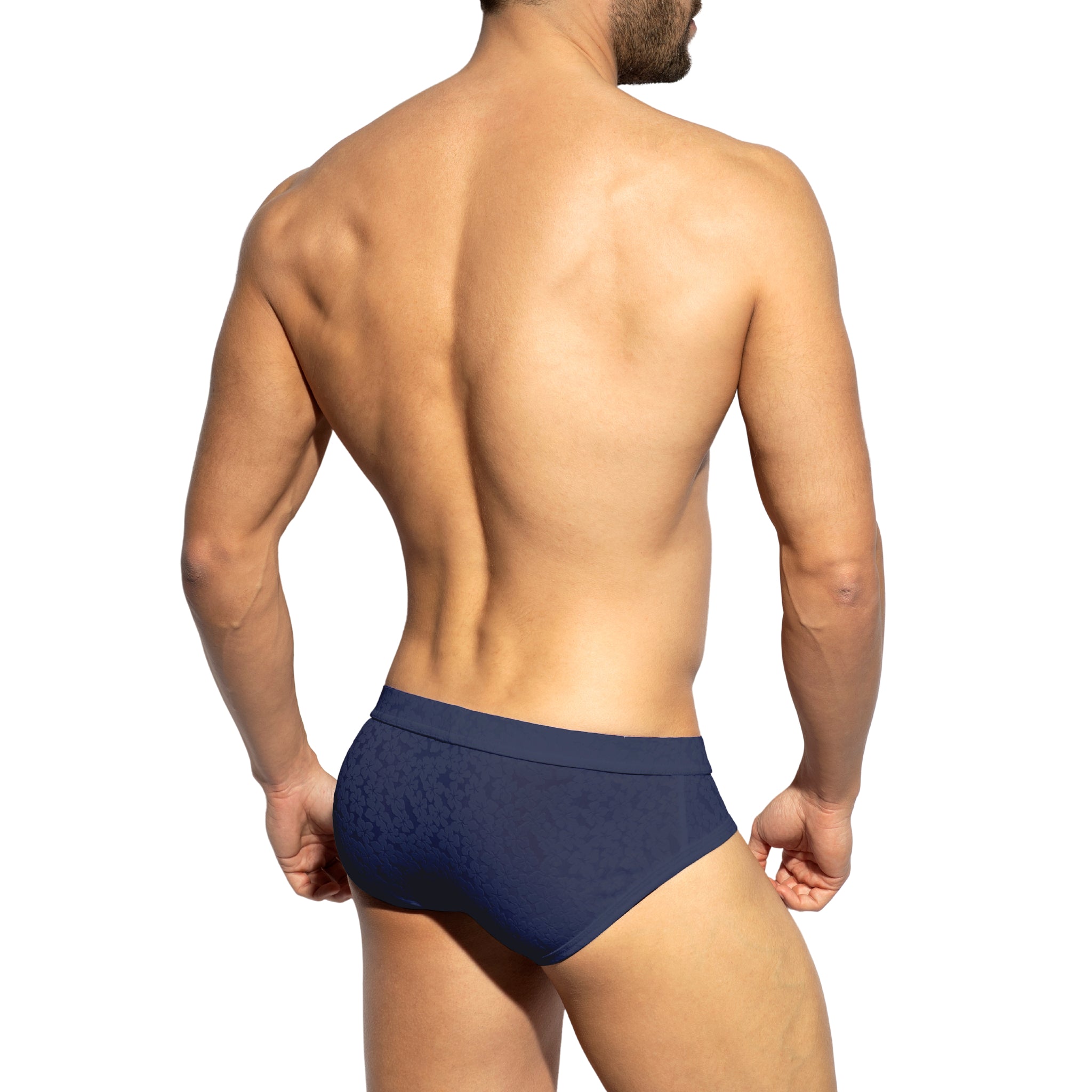 ES Collection Daisy Flower Brief Navy UN594