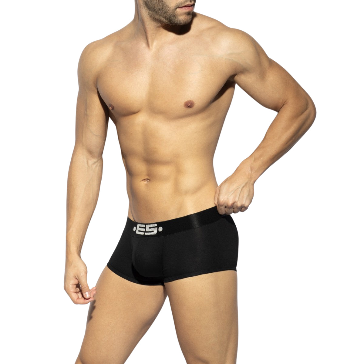 ES Collection Basic Modal Short Boxer Black UN116