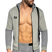 ES Collection High End Spike Jacket Heather Grey SP296