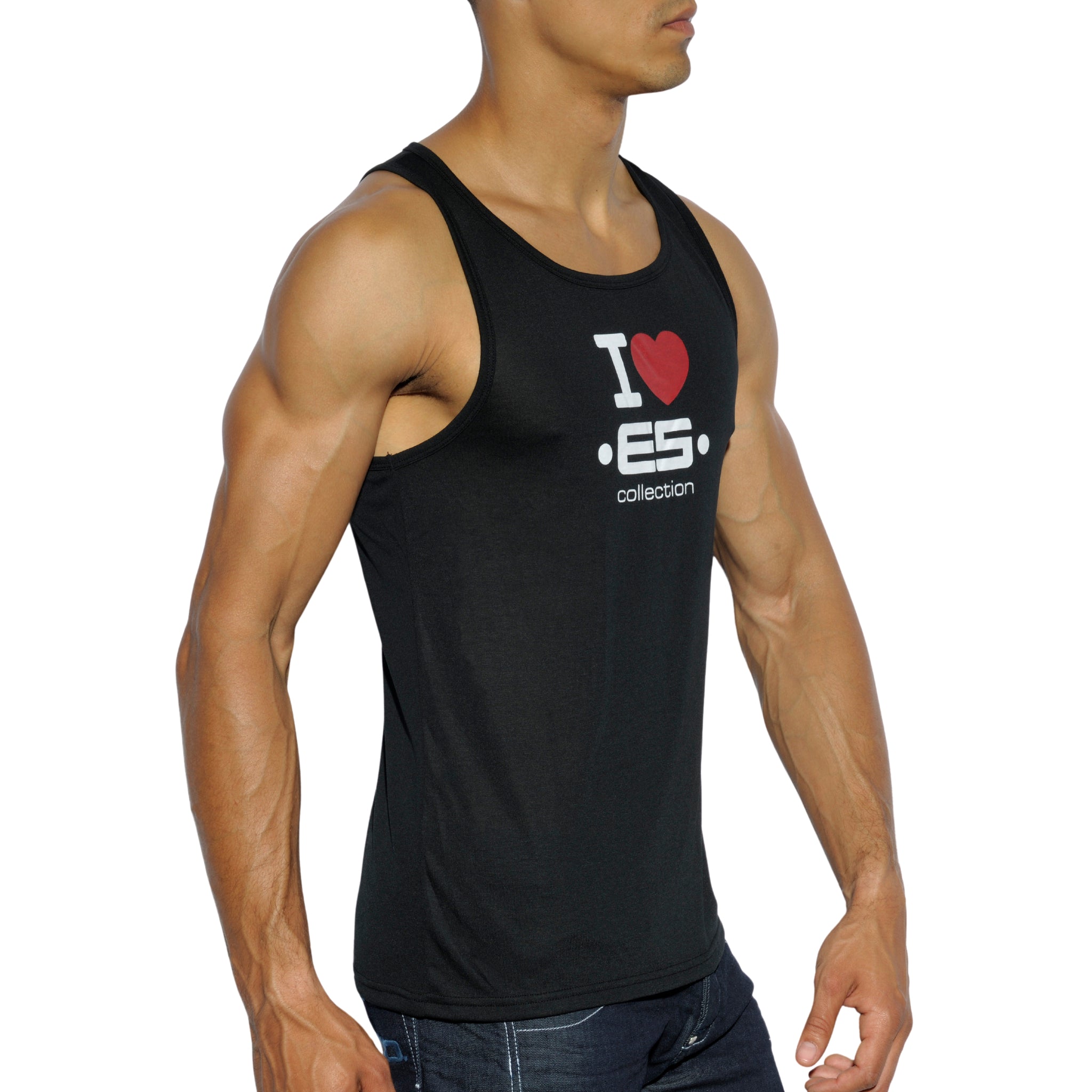 ES Collection I Love ES Tank Top Black TS183