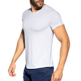 ES Collection V-Neck Flame T-Shirt White TS283