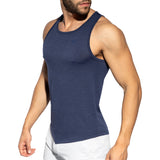 ES Collection Flame Tank Top Navy TS284