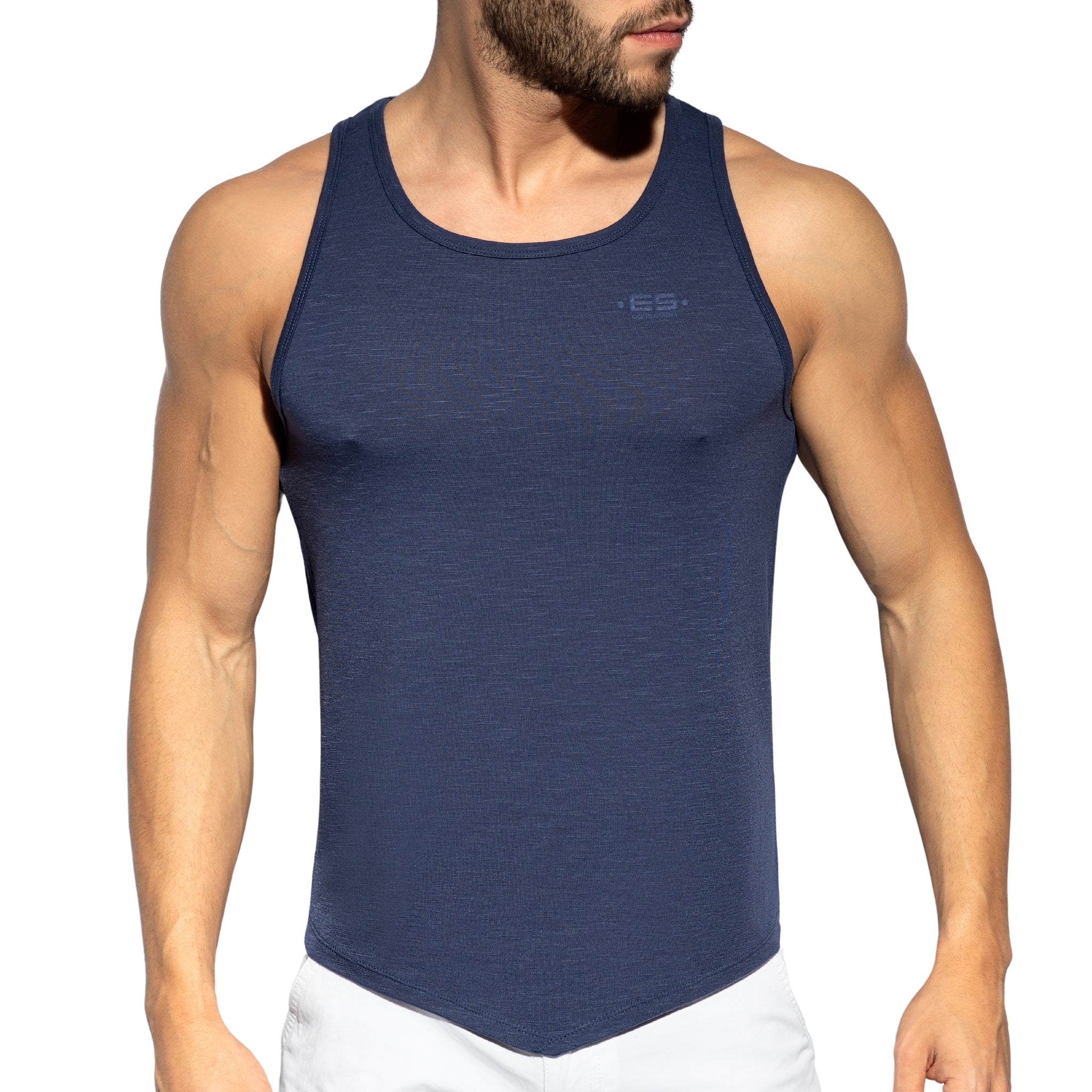 ES Collection Flame Tank Top Navy TS284