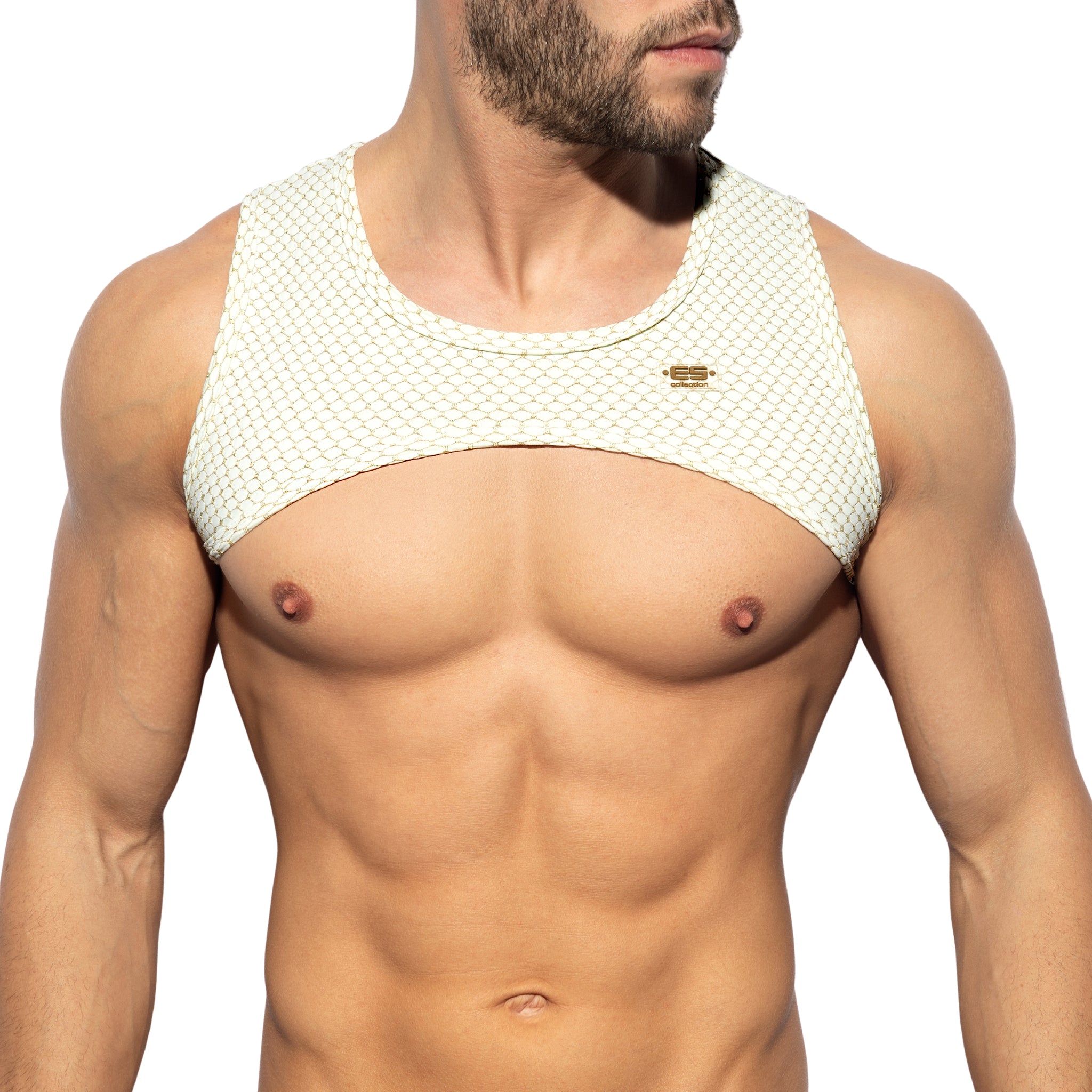 ES Collection Luxury Harness White TS300