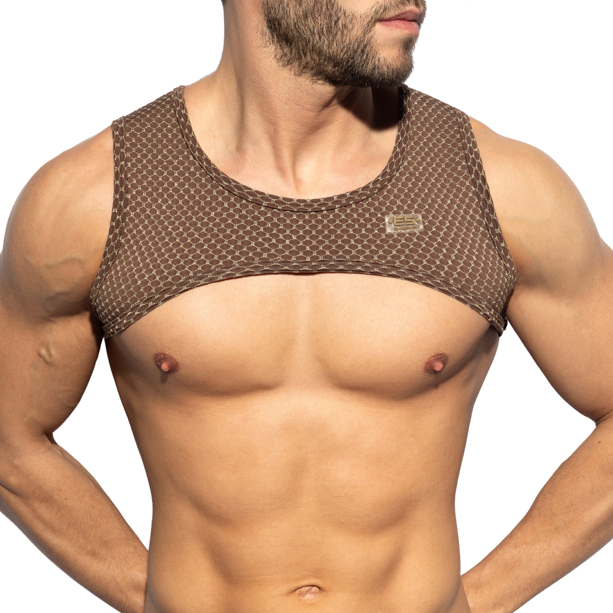 ES Collection Luxury Harness Brown TS300