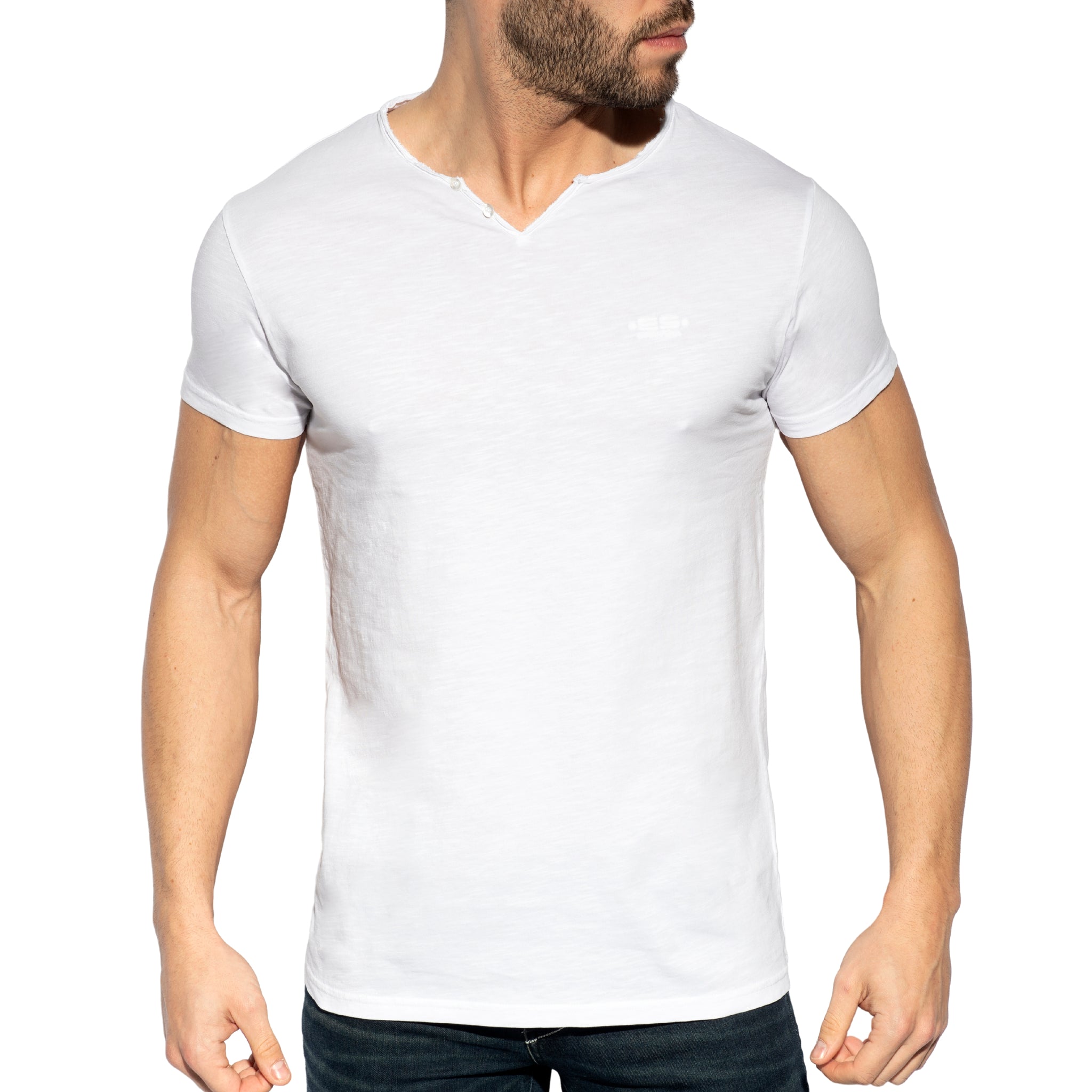 ES Collection Flame Luxury T-Shirt White TS305