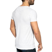 ES Collection Flame Luxury T-Shirt White TS305