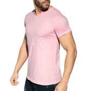 ES Collection Flame Luxury T-Shirt Pink TS305