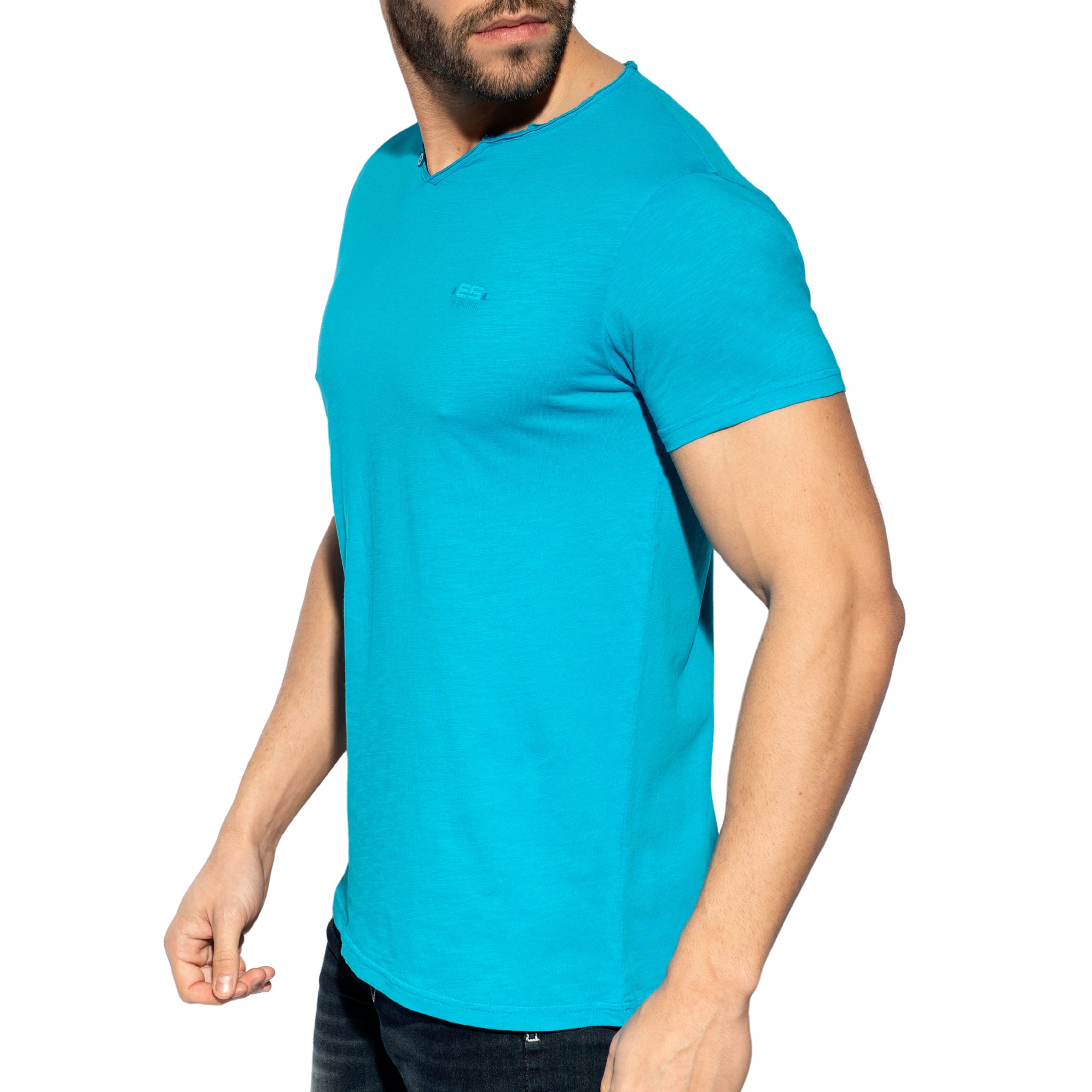 ES Collection Flame Luxury T-Shirt Turquoise TS305