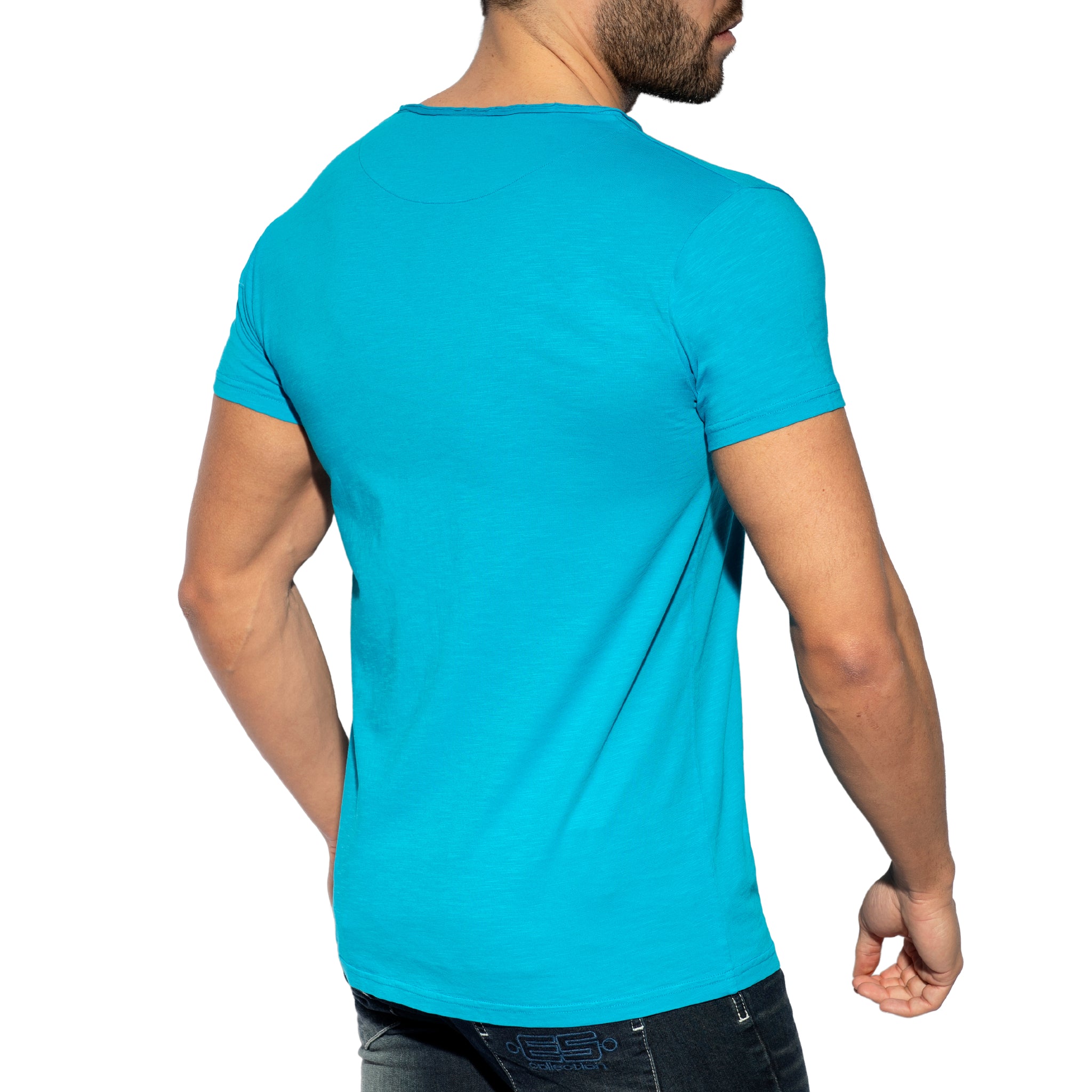 ES Collection Flame Luxury T-Shirt Turquoise TS305