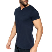 ES Collection Flame Luxury T-Shirt Navy TS305