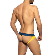 ES Collection Floral-Mesh Jock Yellow UN419