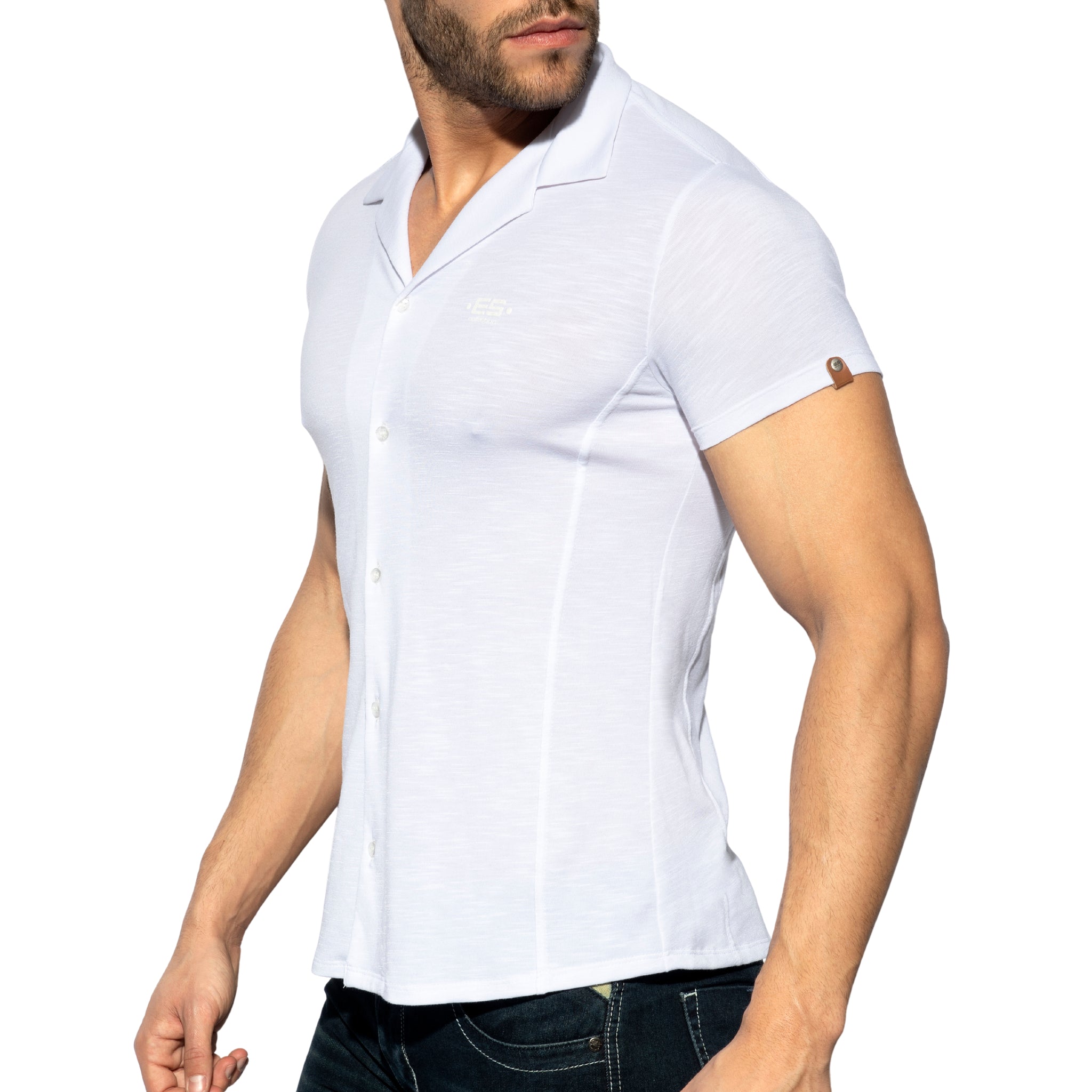 ES Collection Slim Fit Shirt White SHT023