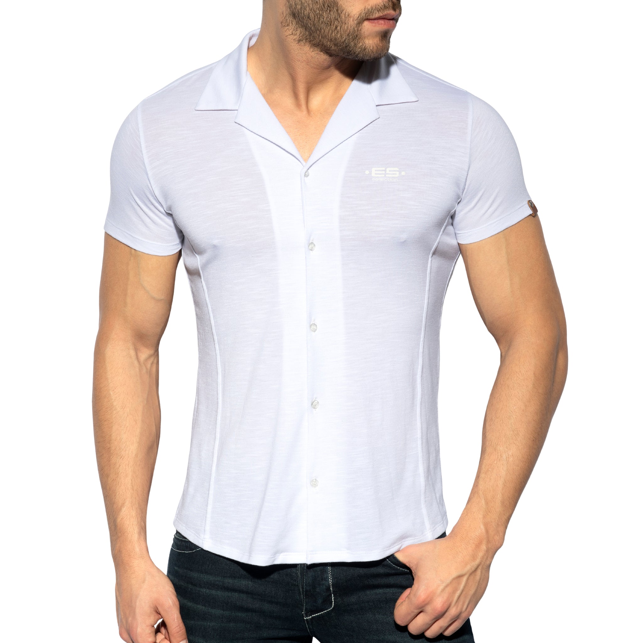 ES Collection Slim Fit Shirt White SHT023