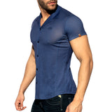 ES Collection Slim Fit Shirt Navy SHT023