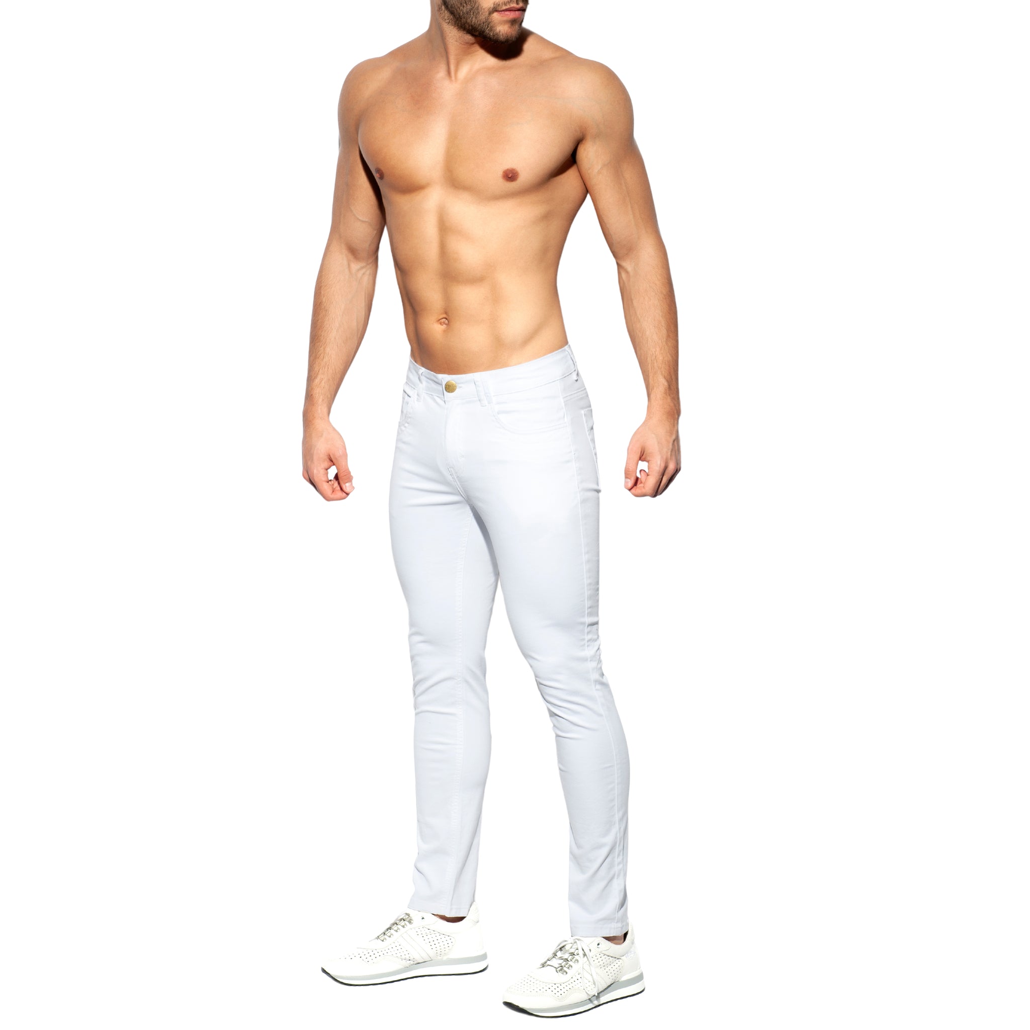 ES Collection Slim Fit Trousers White ESJ057