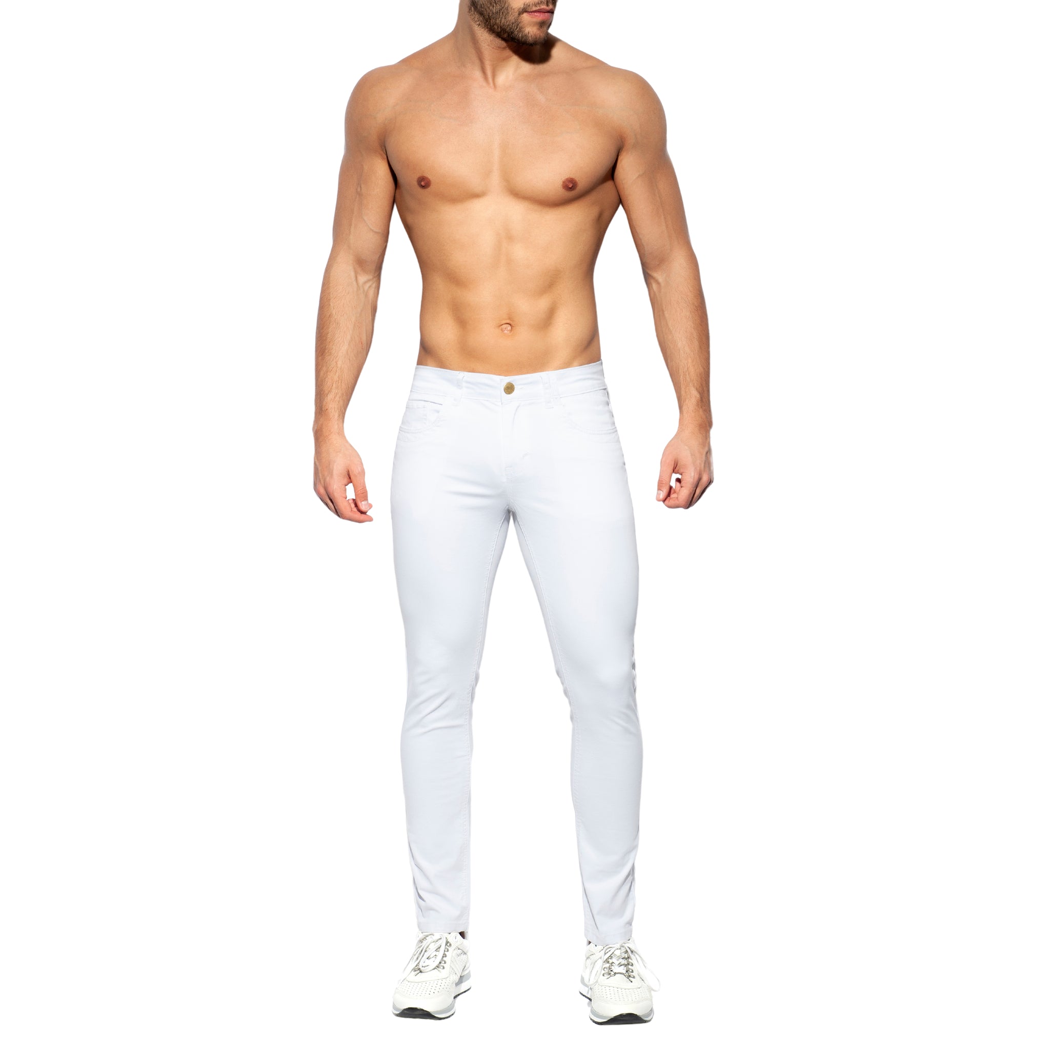 ES Collection Slim Fit Trousers White ESJ057