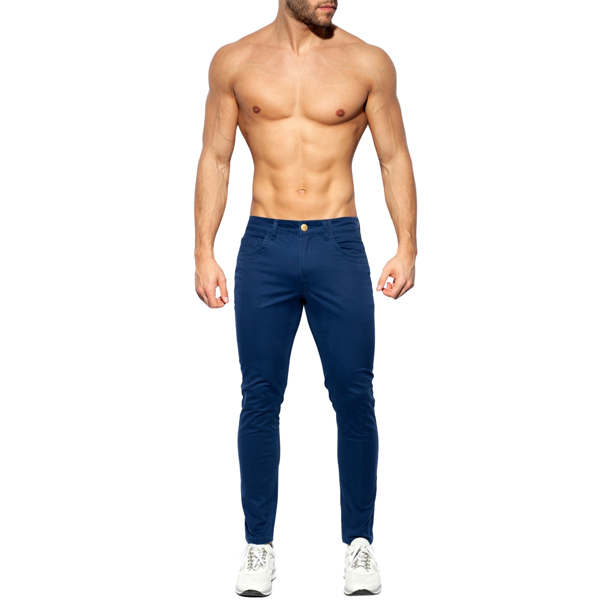 ES Collection Slim Fit Trousers Navy ESJ057