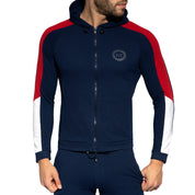 ES Collection Pique Fit Jacket Navy SP263